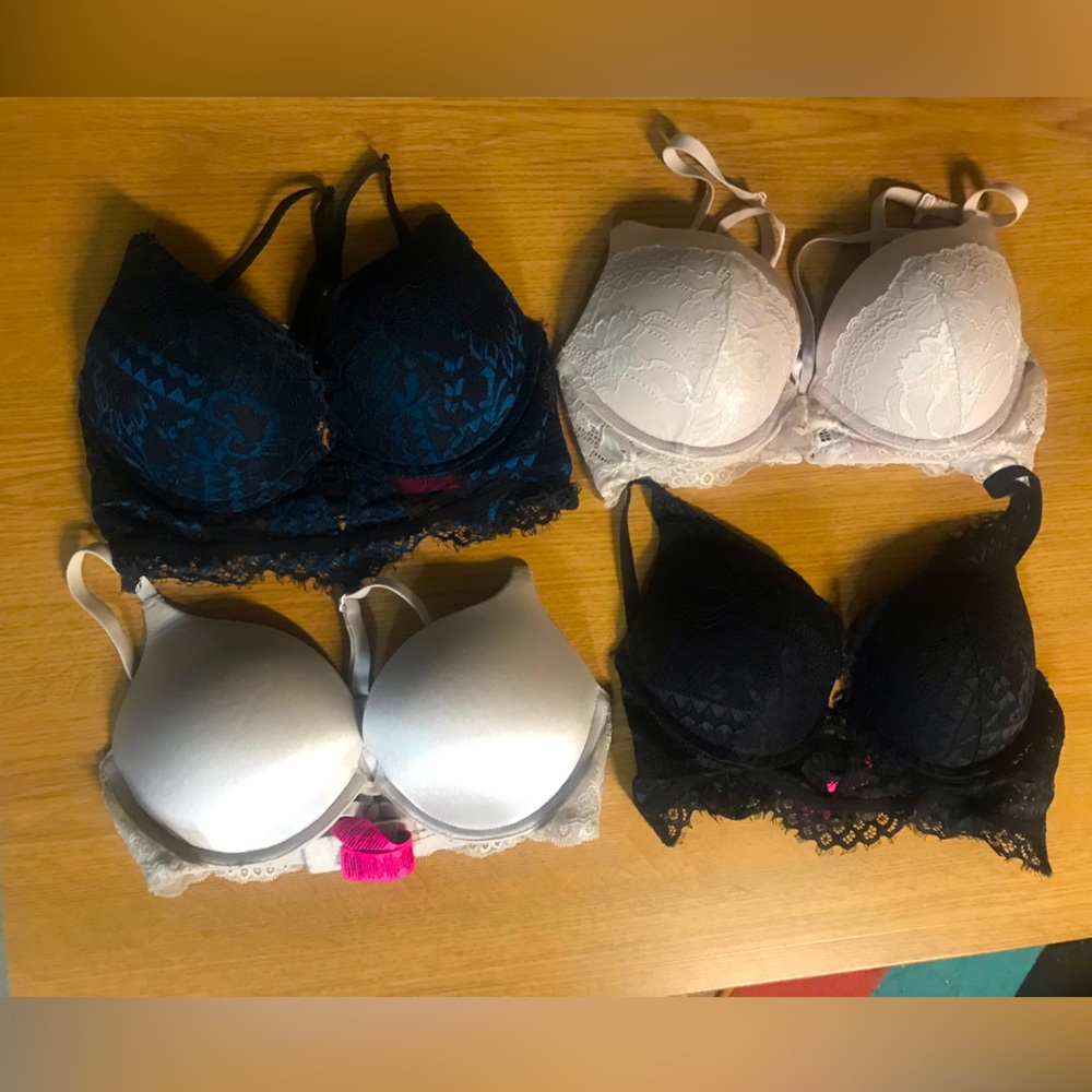 Lace Bra Bundle - Black, White, Navy